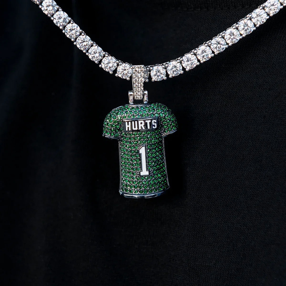 Philadelphia Eagles Jalen Hurts Jersey Pendant
