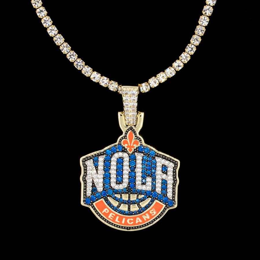 New Orleans Pelicans Official NBA Logo Pendant