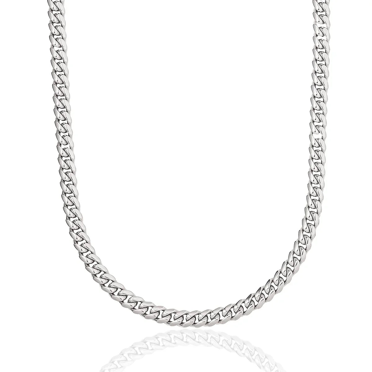 GLD Signature Cuban in White Gold - 6mm