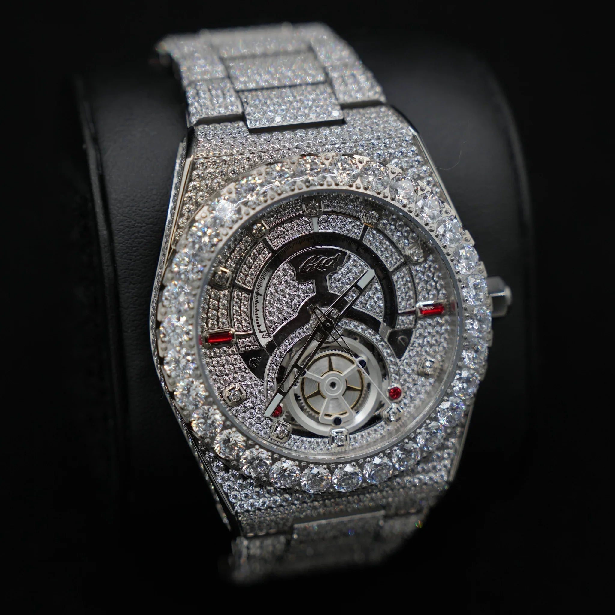 42MM Fully Iced Ruby Accent Alpha Era® 316