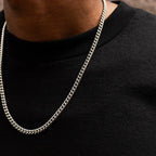 Miami Cuban Chain in White Gold - 5mm