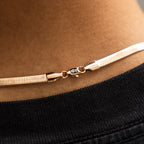 Herringbone Chain in Rose Gold- 4mm