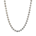 Moon Cut Ball Chain in Sterling Silver - 4mm