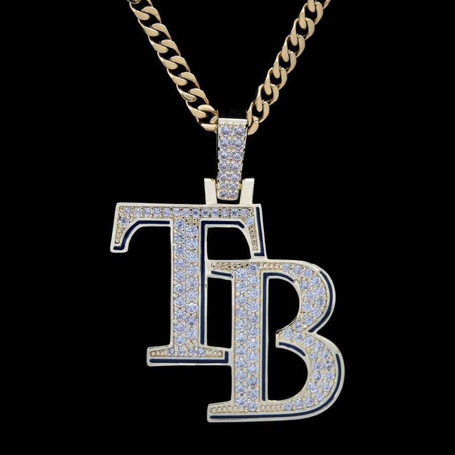Tampa Bay Rays Official MLB Logo Pendant