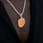 Clemson Tigers Official NCAA Logo Pendant
