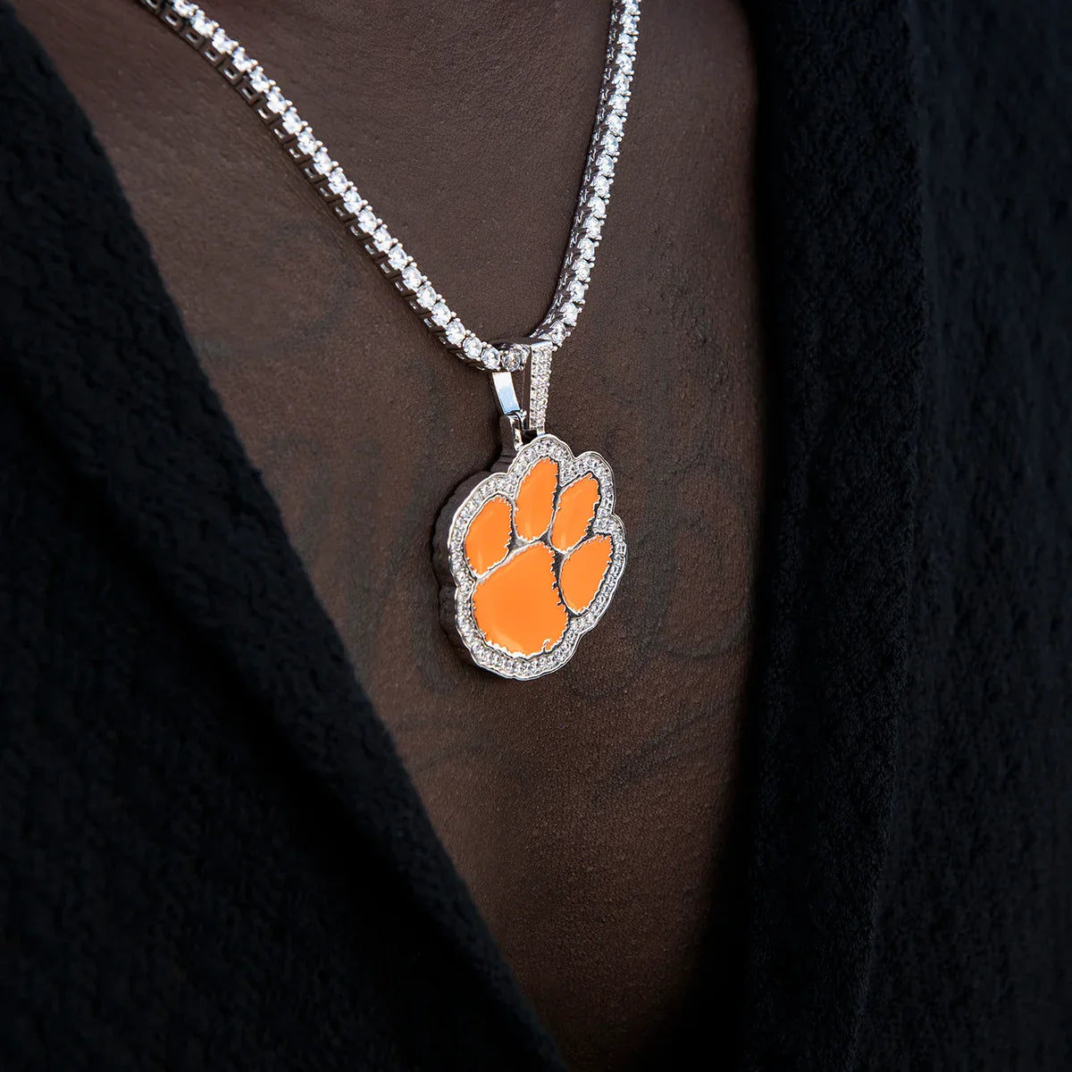 Clemson Tigers Official NCAA Logo Pendant