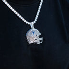 2025 Dallas Cowboys Team Helmet Pendant - White Gold