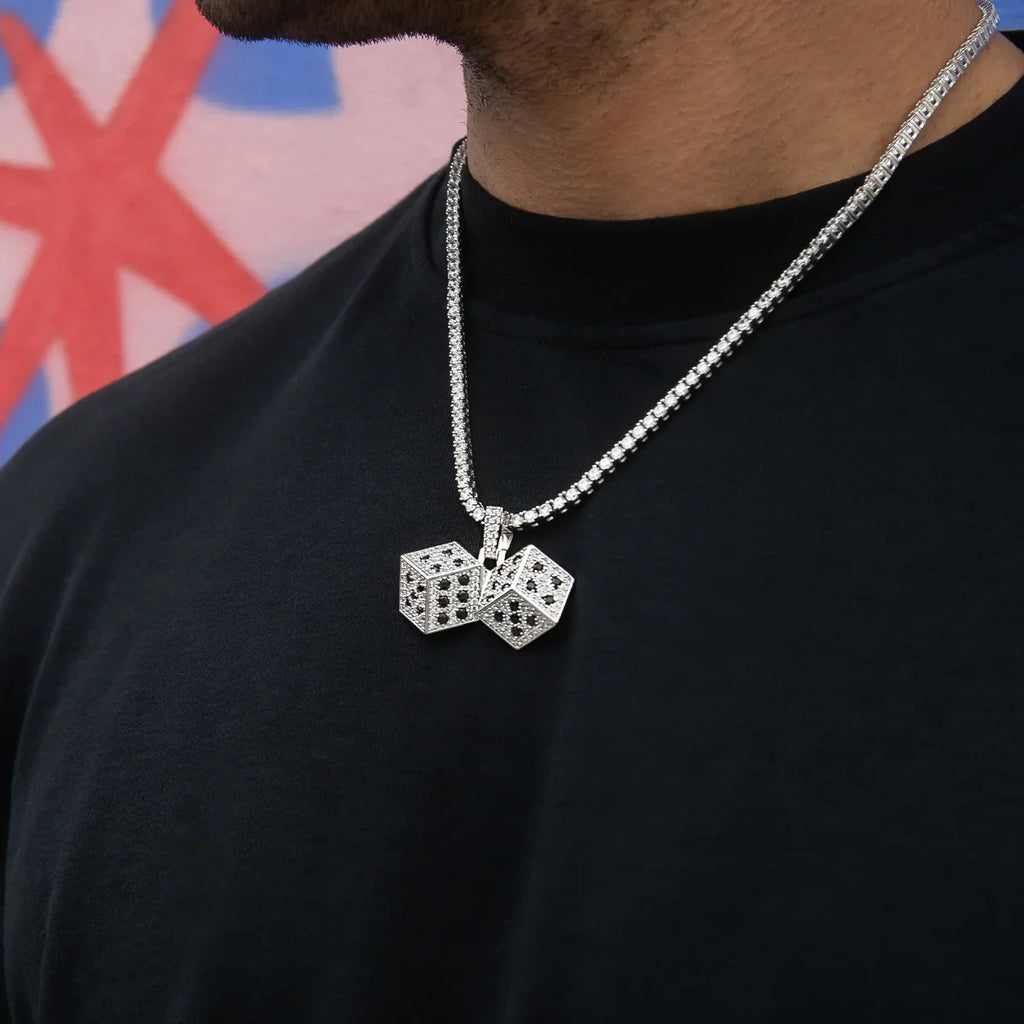 Iced Dice Pendant