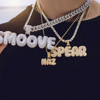Custom Name Plate Bubble Font