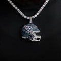2025 Tennessee Titans Team Helmet Pendant - White Gold