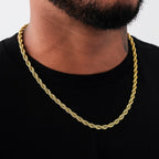 Rope Chain in Yellow Gold - 2mm