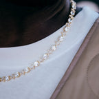 Round Stone Star Tennis Chain + Bracelet Bundle in Yellow Gold