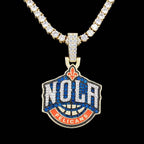 New Orleans Pelicans Official NBA Logo Pendant