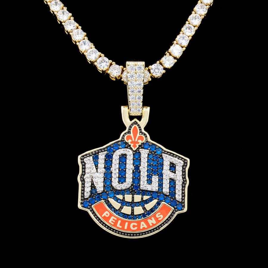 New Orleans Pelicans Official NBA Logo Pendant