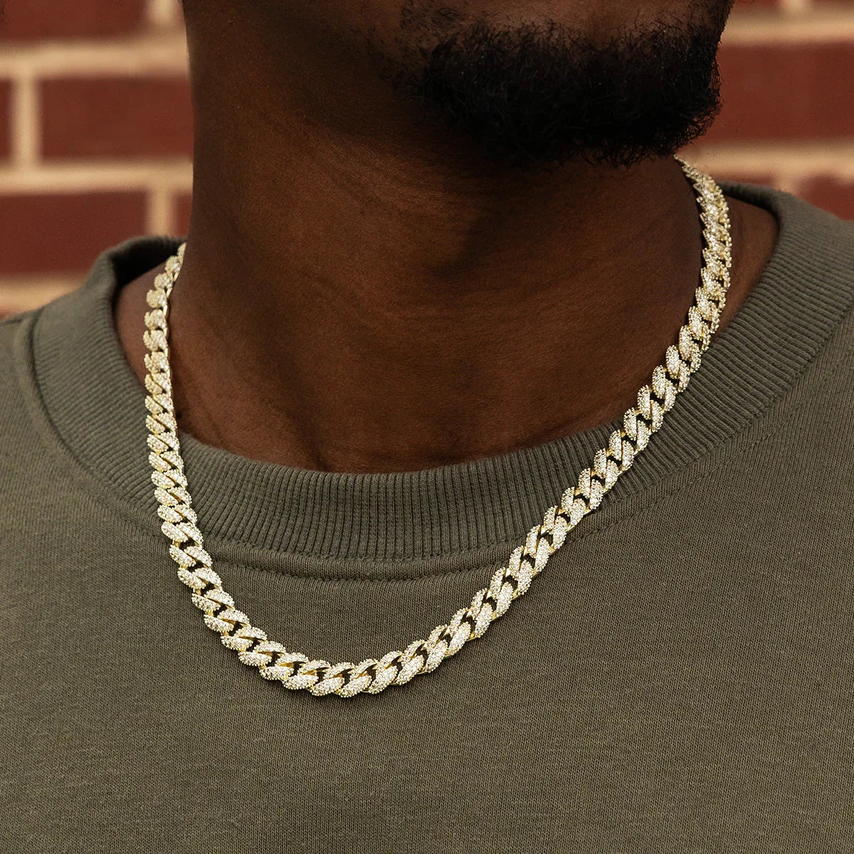 Diamond Cuban Chain + Bracelet Bundle in Yellow Gold - 8.5mm