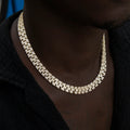 Diamond Spine Chain in Yellow Gold
