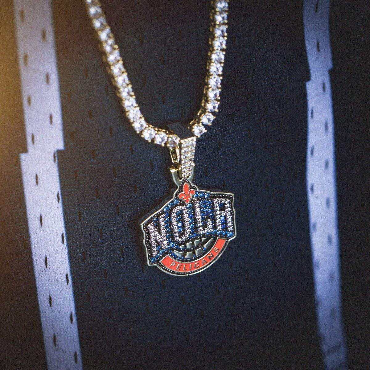 New Orleans Pelicans Official NBA Logo Pendant