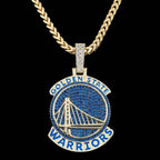 Golden State Warriors Official NBA Logo Pendant