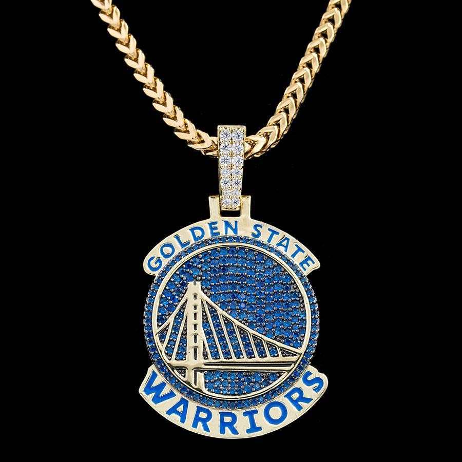 Golden State Warriors Official NBA Logo Pendant