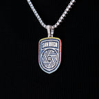 San Diego FC Official MLS Logo Pendant in White Gold