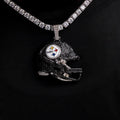 2025 Pittsburgh Steelers Team Helmet Pendant - White Gold