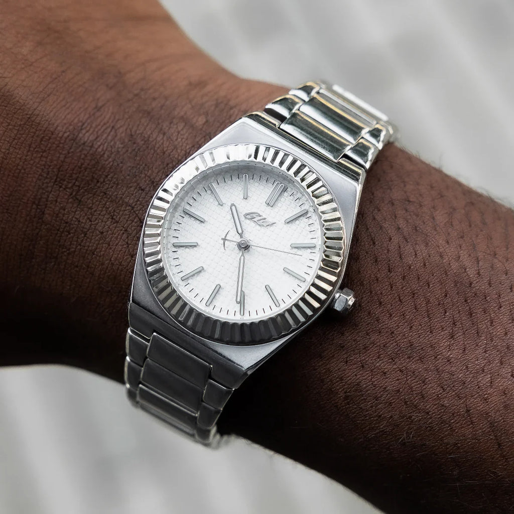 36MM Fluted Bezel Alpha Era® in White Gold