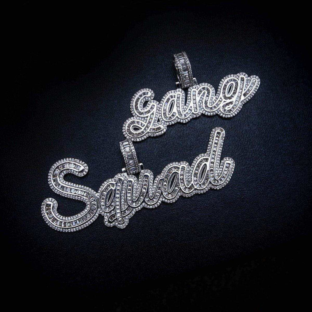 Multi-Layer Name Plate Baguette Custom Font