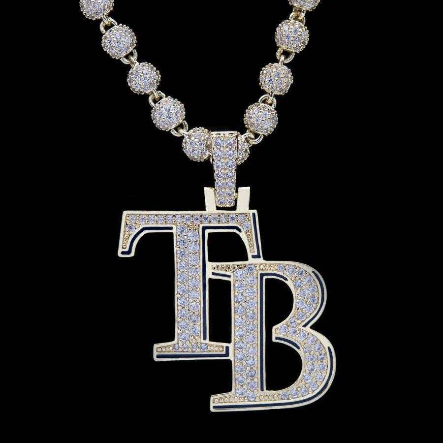 Tampa Bay Rays Official MLB Logo Pendant