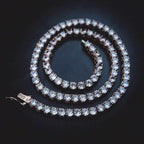 Diamond Tennis Chain in Rose Gold- 5mm