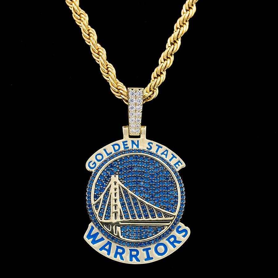 Golden State Warriors Official NBA Logo Pendant