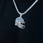 2025 Dallas Cowboys Team Helmet Pendant - White Gold