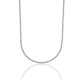 Rope Chain in Sterling Silver - 2mm