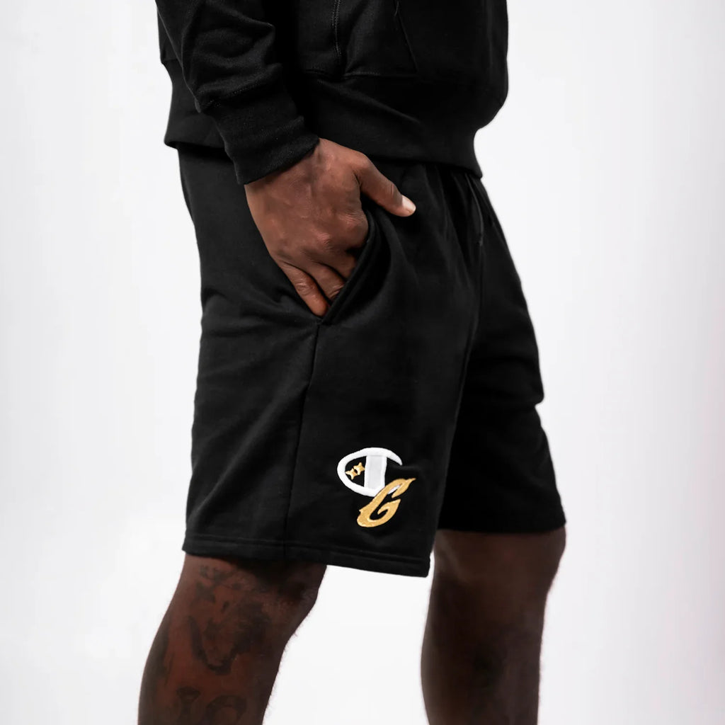 GLD X Champion Powerblend® Fleece Shorts