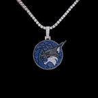 Minnesota Lynx Official WNBA Logo Pendant in White Gold