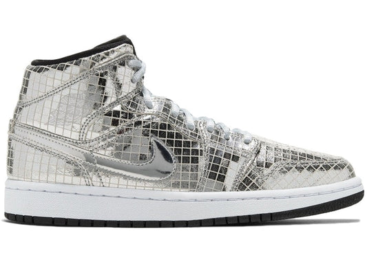 1 Mid SE Disco Metallic Silver (W)