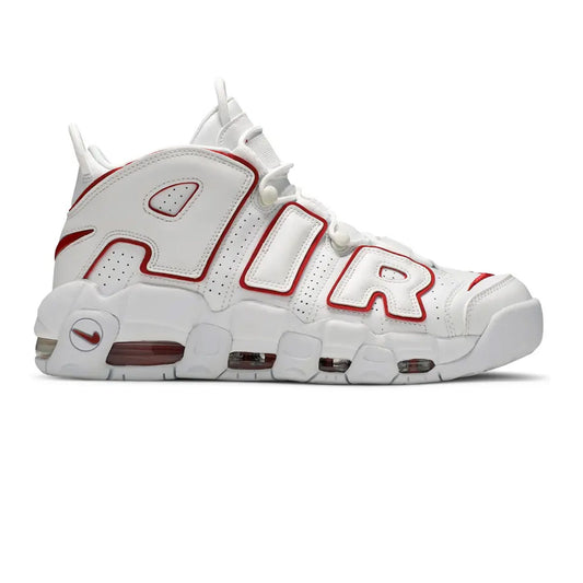 Air More Uptempo 'White Varsity Red Outline' (2021)