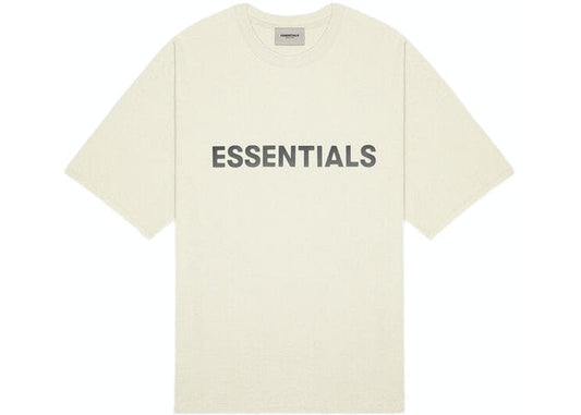 3D Silicon Applique Boxy T Shirt Buttercream