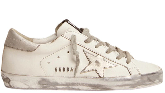Golden Goose Super Star White Silver Sparkle (Women’s)