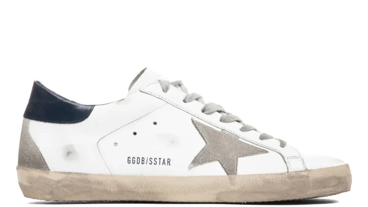 Golden Goose Super Star White Ice Night Blue (Women's)
