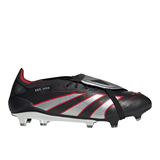 Predator Obsidian Strike Fold-Over Tongue Firm Ground Soccer Cleats