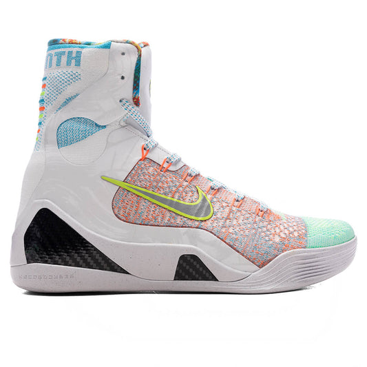 Kobe IX Elite High Protro 'What The Kobe?' - White/Reflective Silver/Chlorine Blue