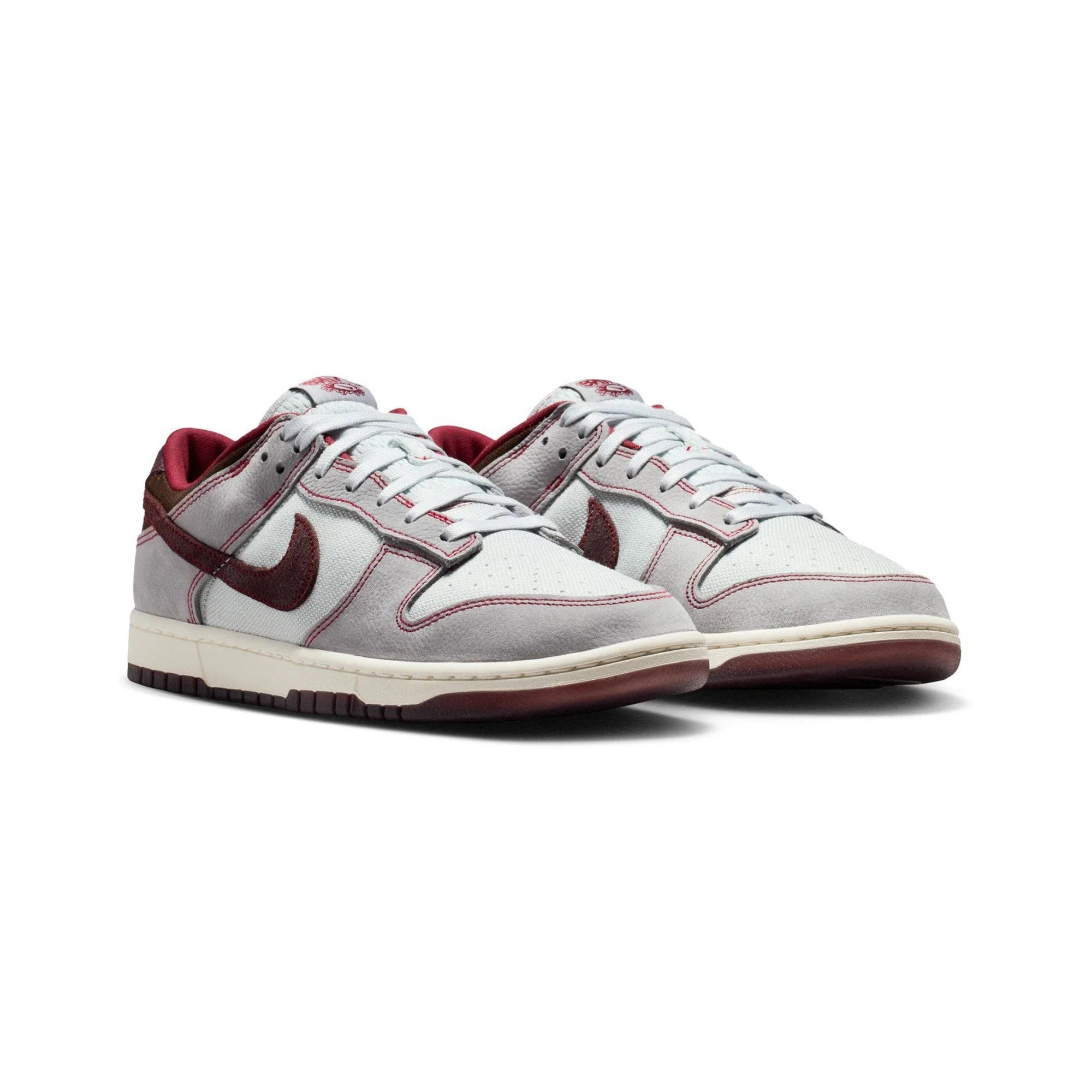 Dunk Low Canvas 'Pure Platinum Burgundy Crush' (2026)