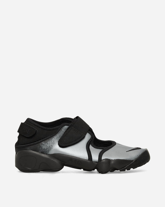 Women's Air Rift Leather Sandals Metallic Silver / Black