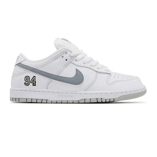 Dunk Low Supreme 94 'White Metallic Silver' (2025)