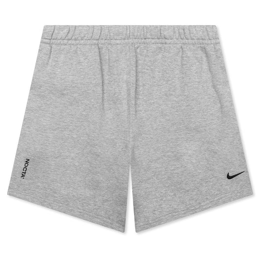 Nocta NRG CS Fleece Short - Dark Grey Heather/Matte Silver/Black
