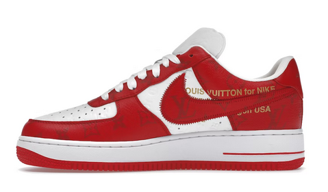 Force 1 Low By Virgil Abloh White Red