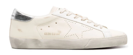 Golden Goose Super Star Beige Silver