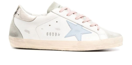Golden Goose Super Star White Ice Powder blue (W)