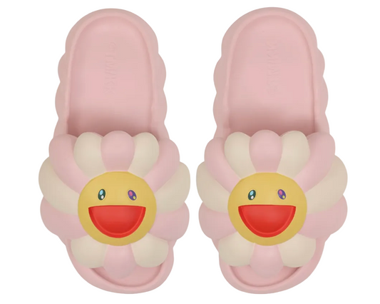 Takashi Murakami Ohana Full Bloom Slide Pink White Yellow (ComplexCon)