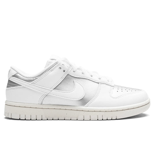 Women's Dunk Low Next Nature - Metallic Platinum/Summit White/Pale Ivory